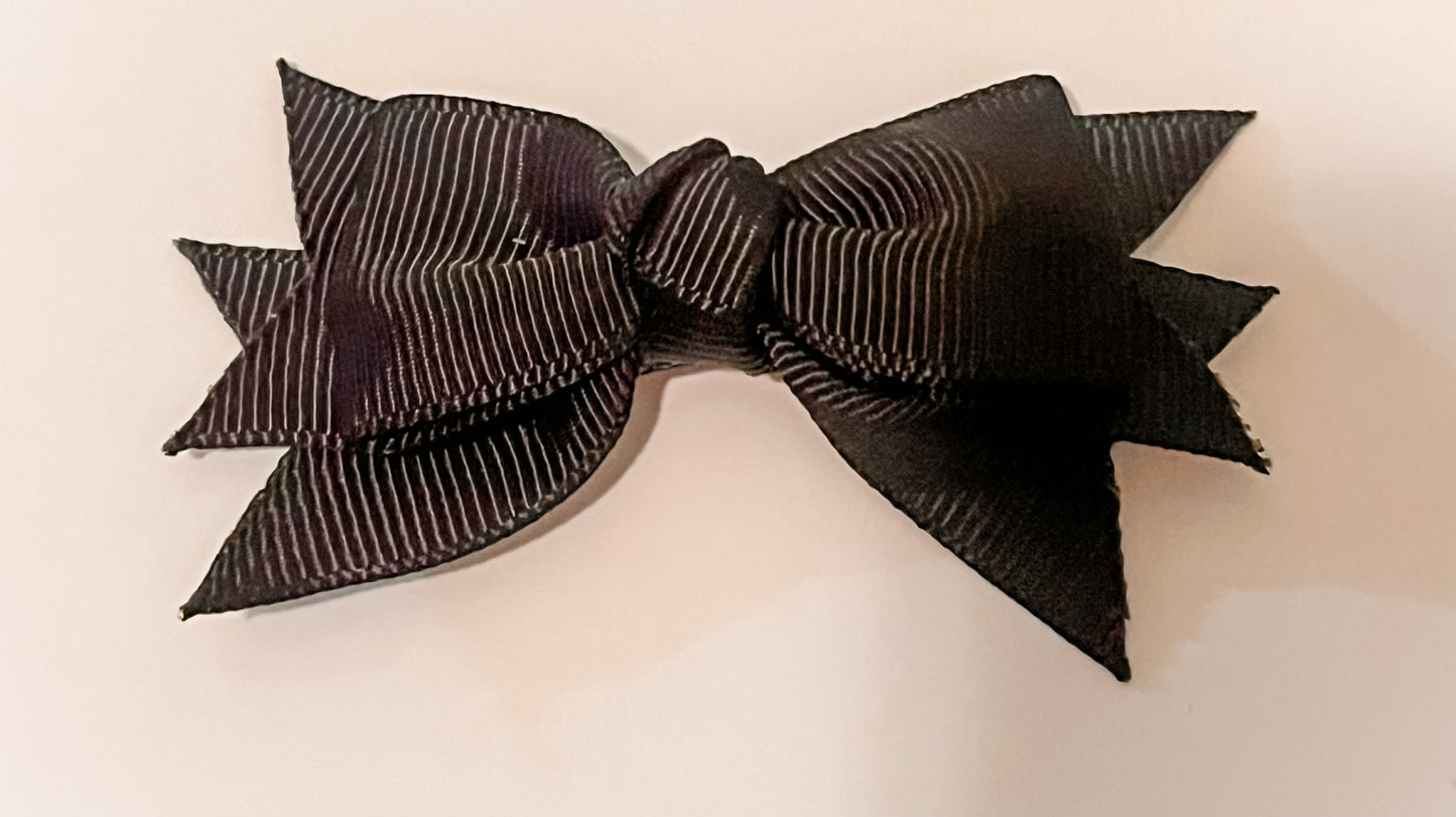 Mini Hair Bow (Choose a color)