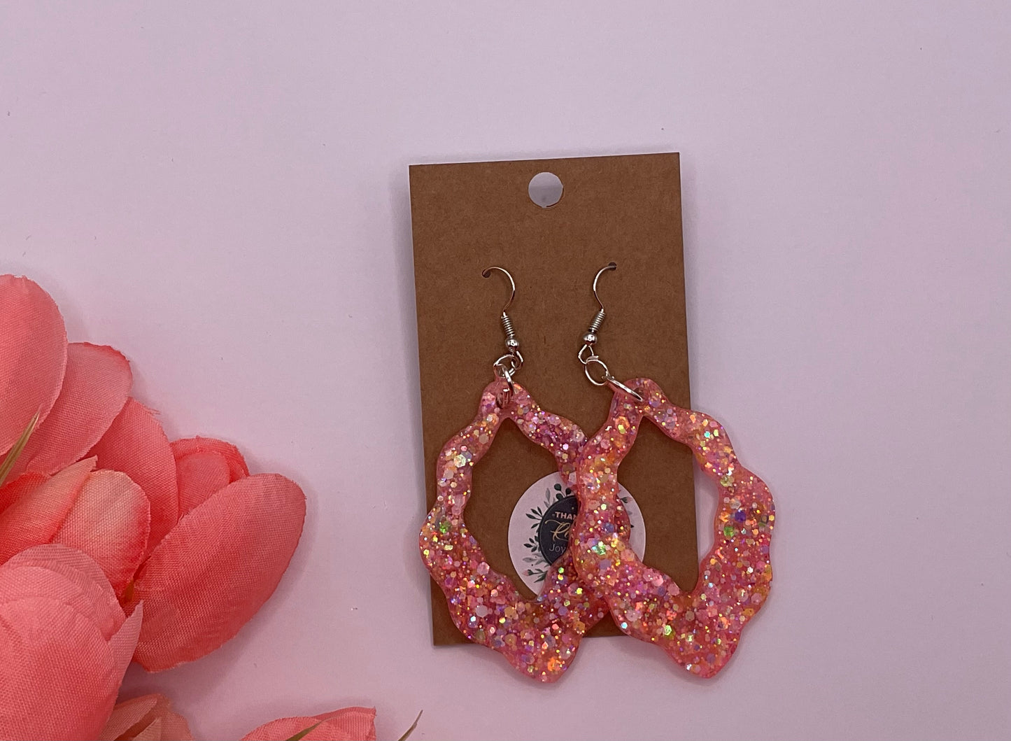 Holographic teardrop Dangle earrings