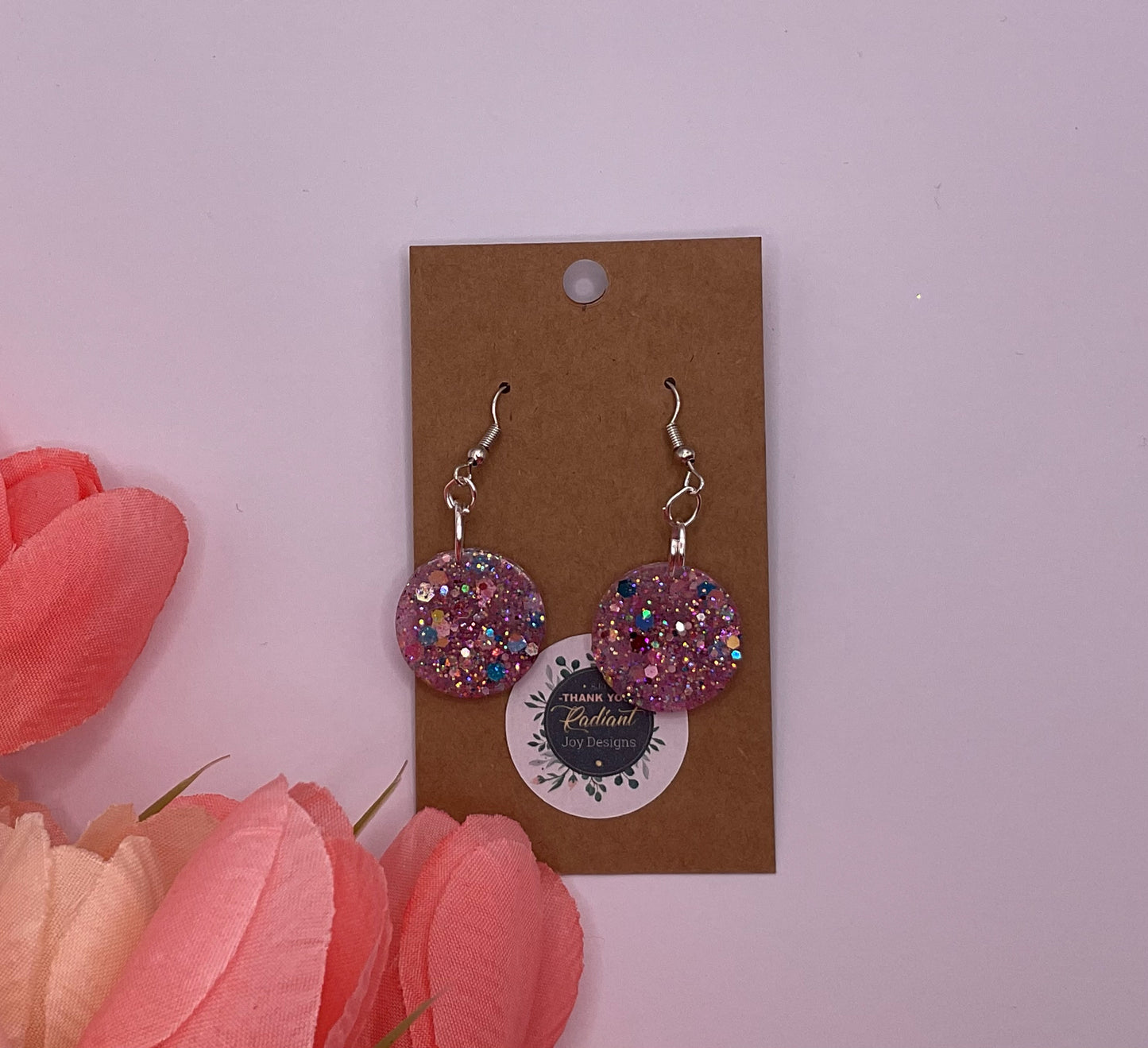 Round Dangle Earrings