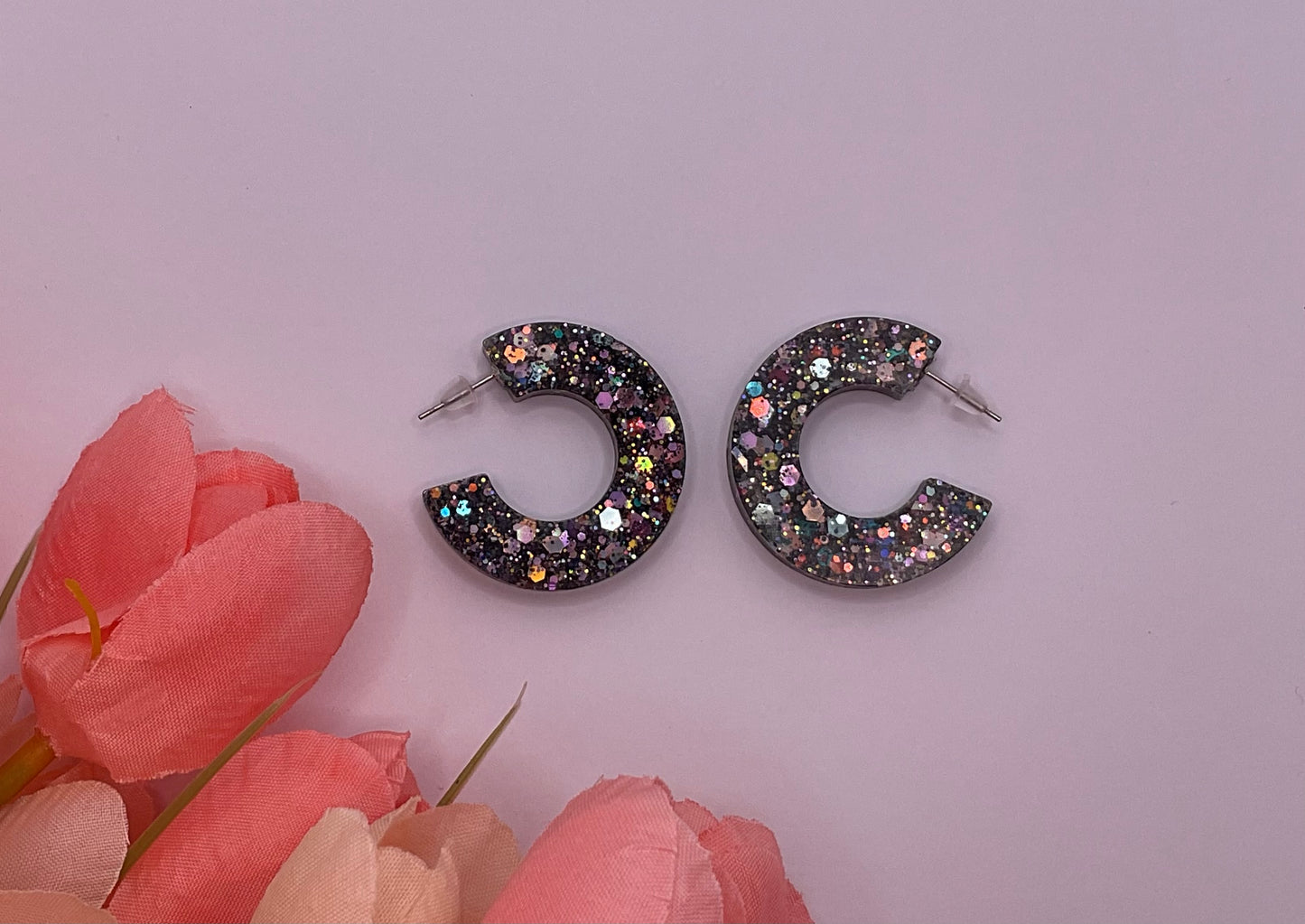 C-Shape Hoop earrings