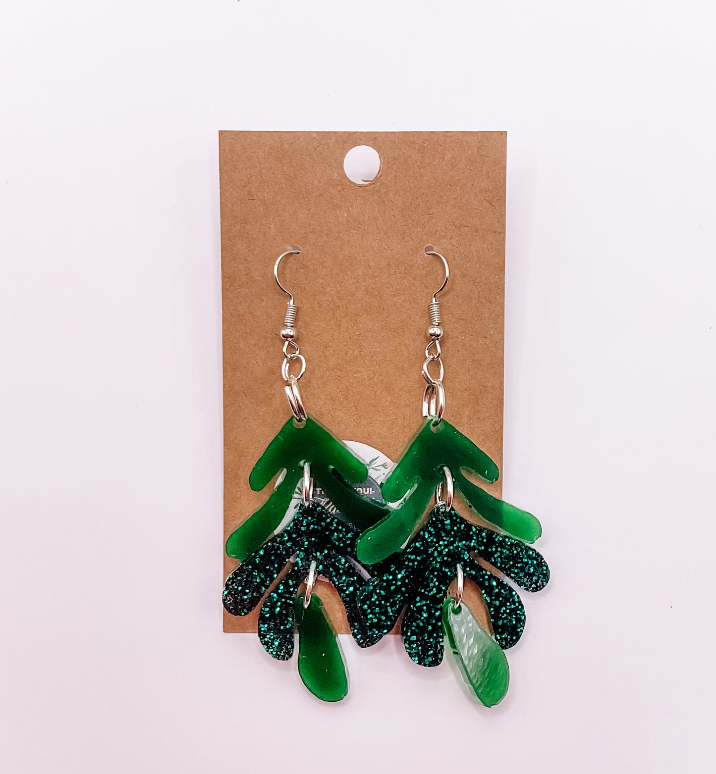 Triple Abstract Dangle Earrings