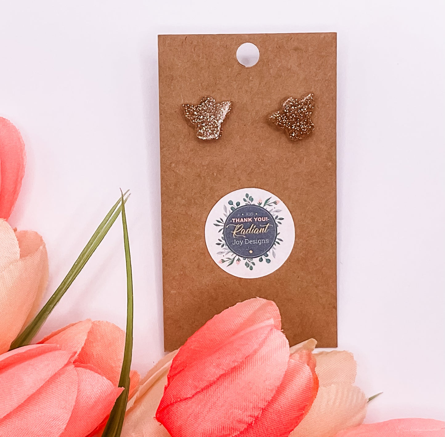 Single Angel Post Earrings