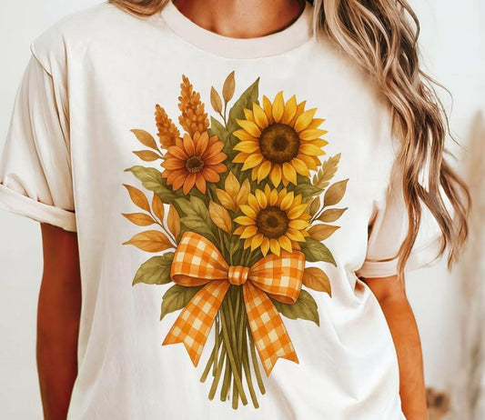 Sunflower bouquet Tee shirt