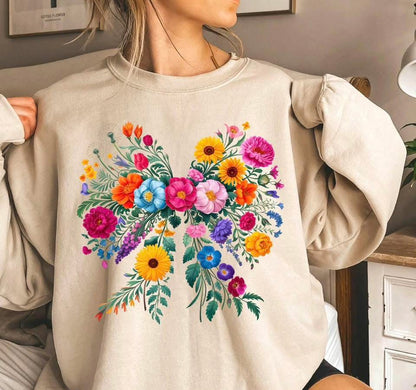 Floral Bow Tee Shirt