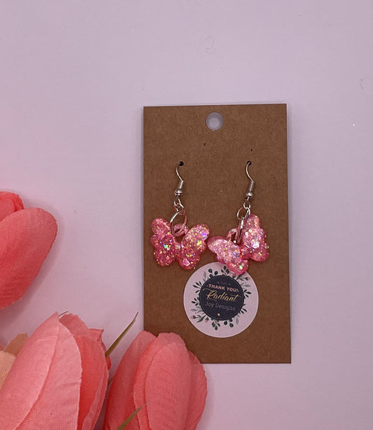 Small Butterfly Dangle Earrings