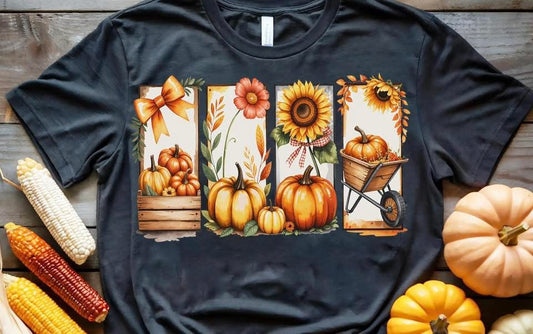 Fall Collage Tee Shirt