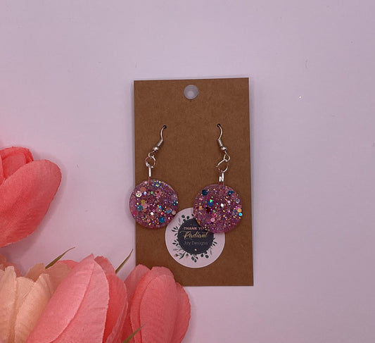 Round Dangle Earrings