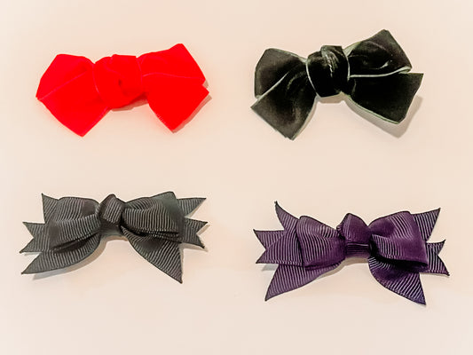 Mini Hair Bow (Choose a color)
