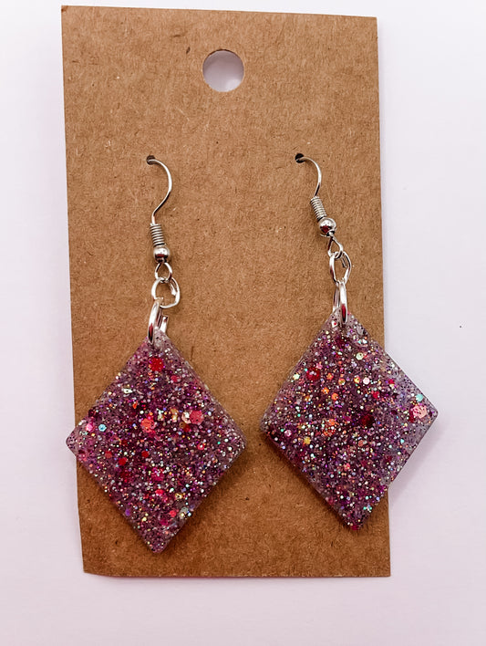 Diamond Dangle Earrings