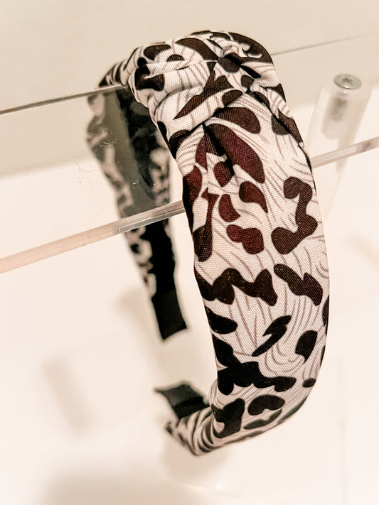 Light Leopard Animal Print Headband
