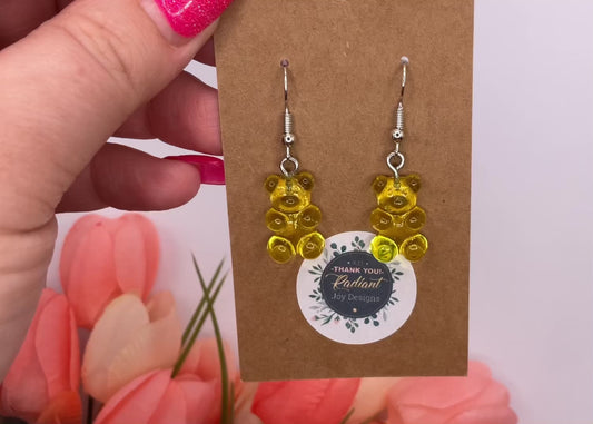 Gummy Bear Dangle Earrings