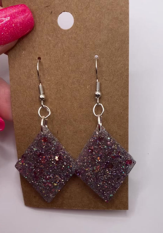 Diamond Dangle Earrings