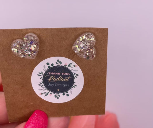 Heart Post earrings