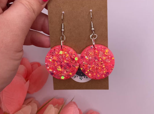 Round Dangle earrings