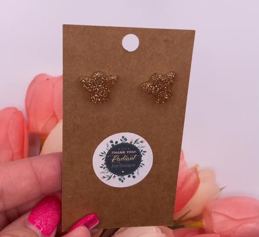 Single Angel Post Earrings