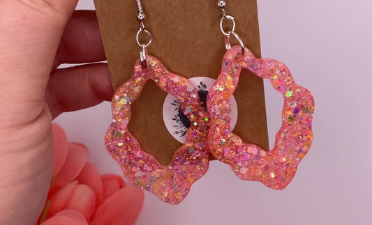 Holographic teardrop Dangle earrings
