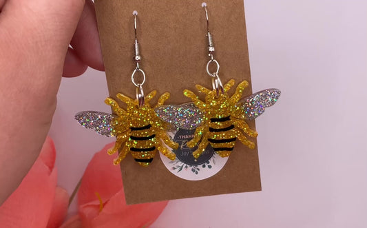Bee Dangle Earrings